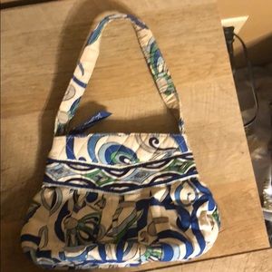 Vera Bradley Mediterranean White Morgan Bag